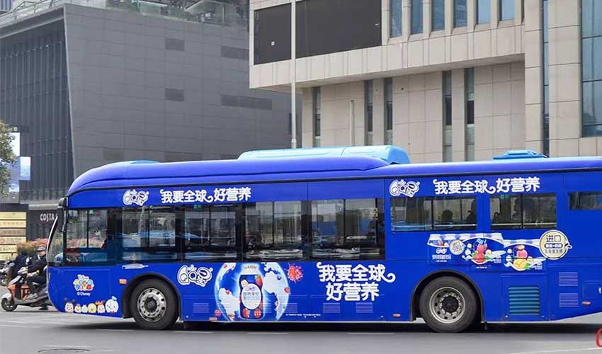  公交車廣告投放